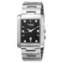 Caravelle by Bulova Men&#039;s Diamond Accented Black Dial Watch